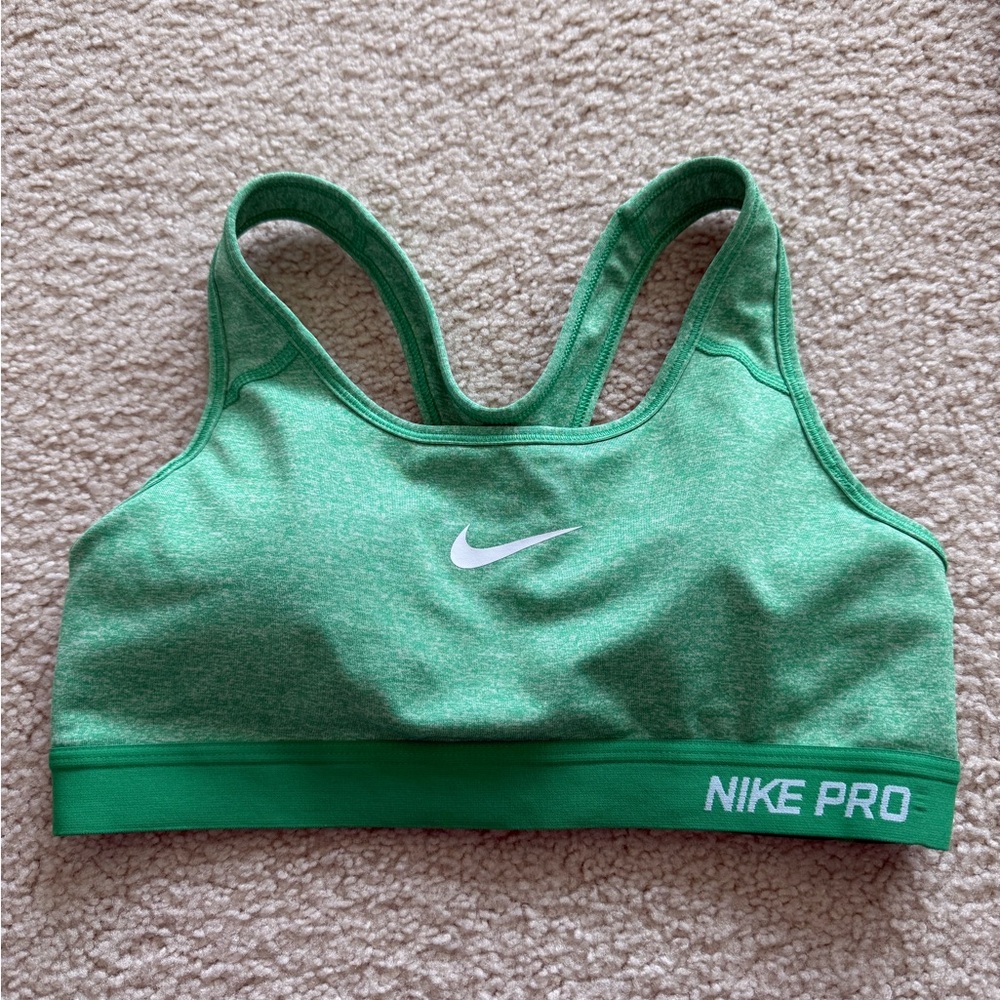 Nike Pro Emerald Green Sports Bra